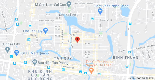 Bản đồ của 123 Số 41, Tân Quy, Quận 7, Hồ Chí Minh